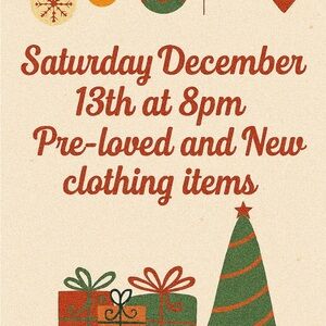 Preloved and New Clothing Items 12/13/2025